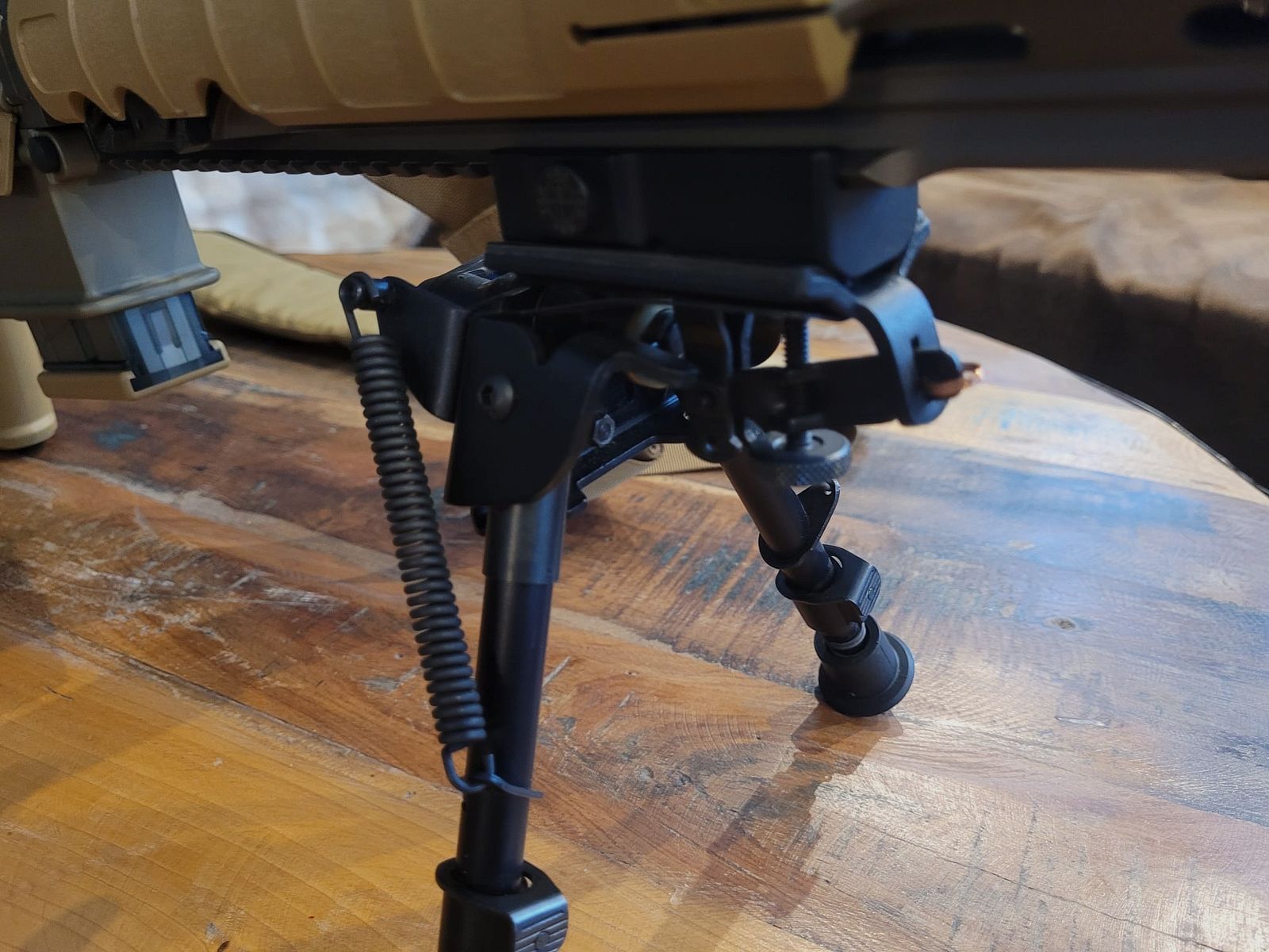 H&K .308 carabine semi-automatique Mod. MR308A3 (RAL8000) 20 avec accessoires G28 10 coups magasin et Schmidt & Bender 3-20x50 PMII Ultra Court & divers accessoires