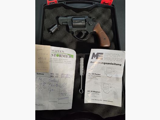 Melcher ME 38 Pocket Revolver 9 mm R.K. 1996 Schreckschuss 