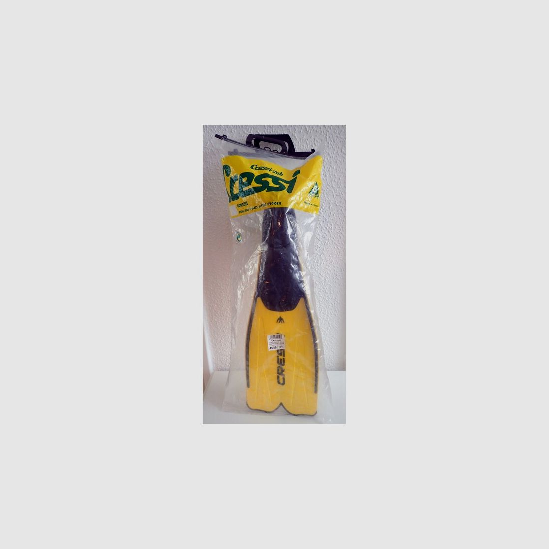 Cressi Pinne Rondinella, Gr. 45/46, gelb, neuwertig!
