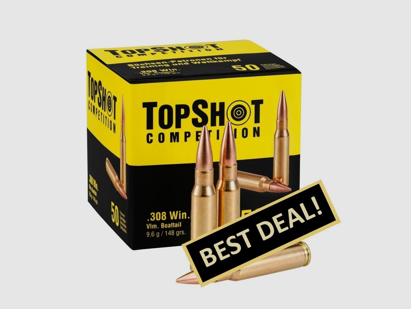 TOPSHOT Competition Vlm BT 9.6g/148grs. .308 Win.