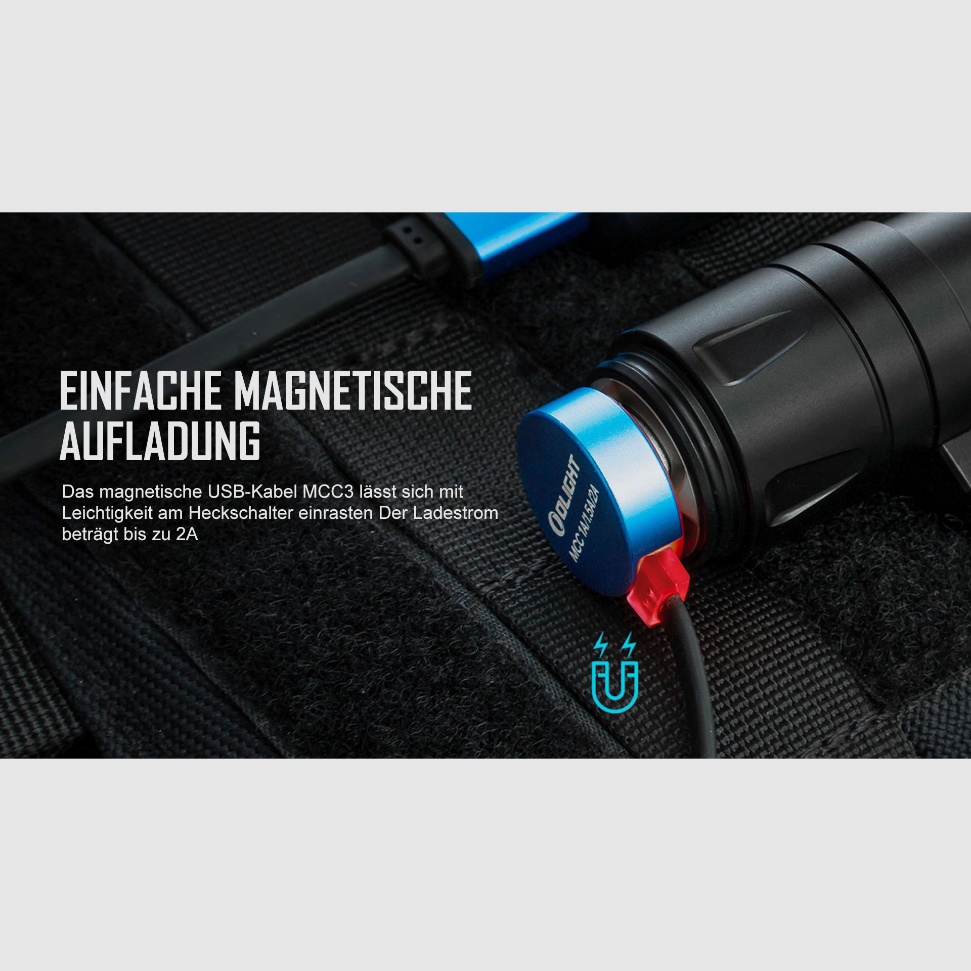 Olight Odin G Laser M für M-LOK Tactical Flashlight BLK, billede 8 af 8