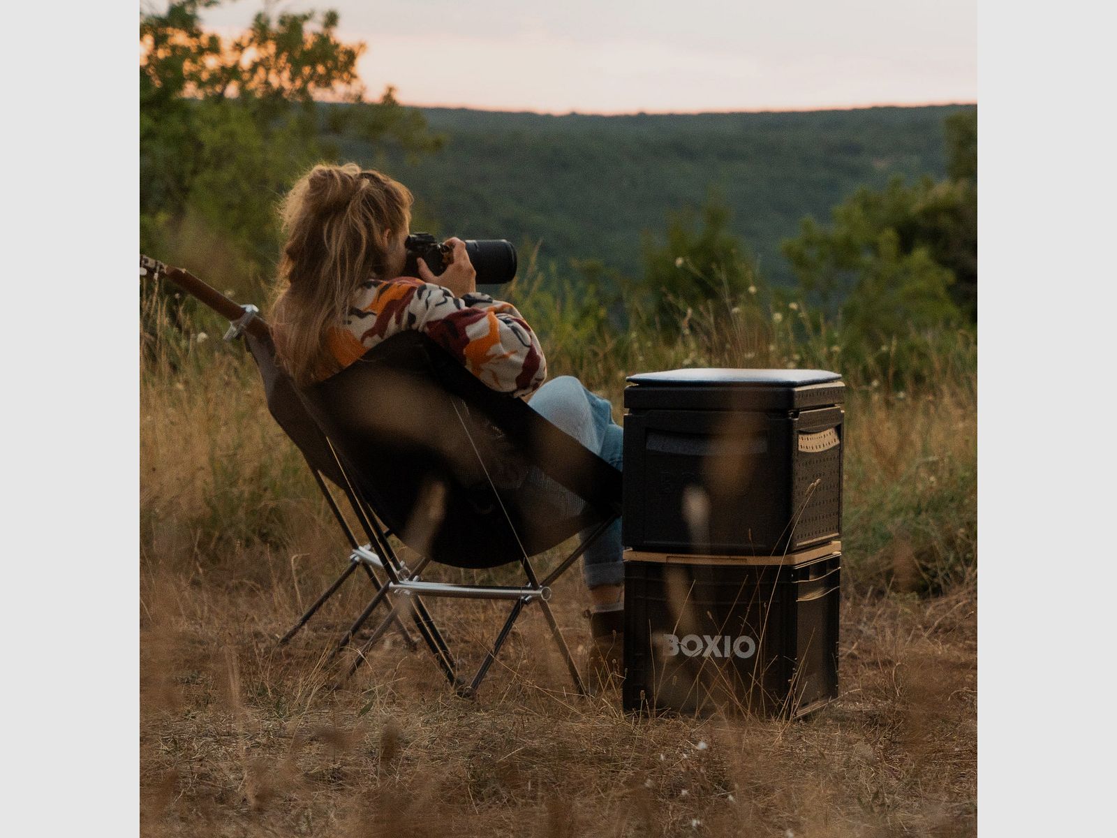 4-piece BOXIO CHAIR I camping chair set in SOLO