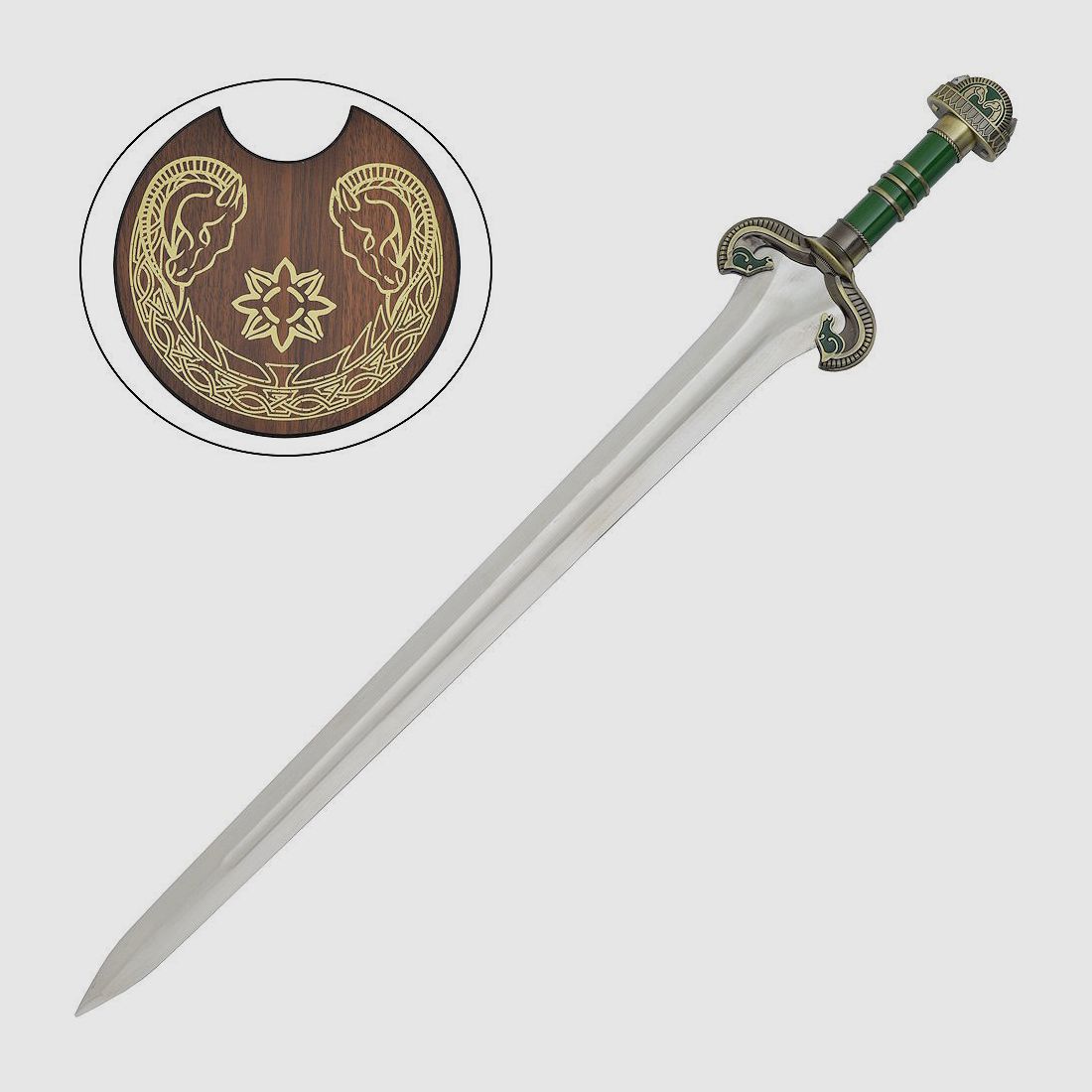 Miecz Eowyn z uchwytem na ścianę