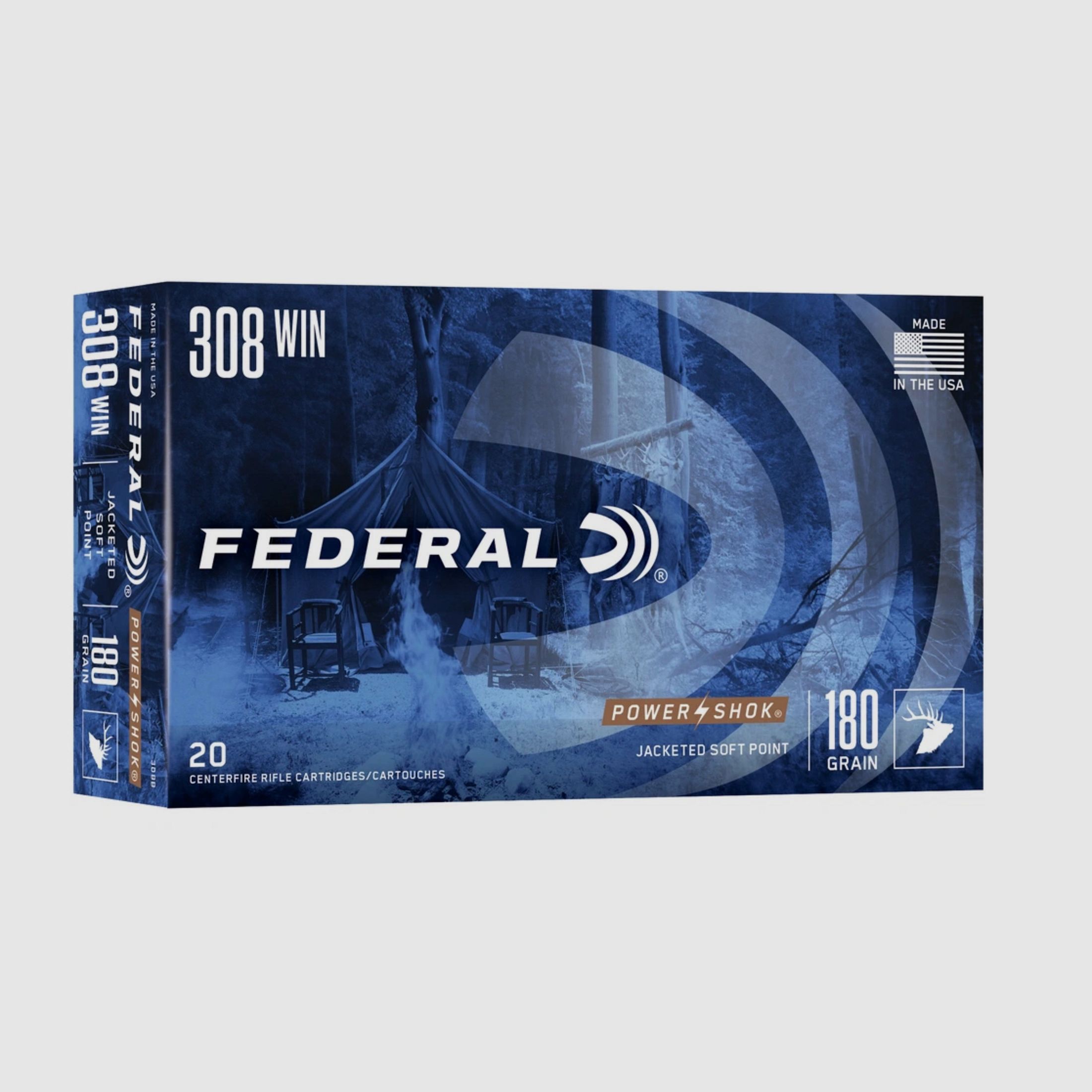 Federal Ammunition 196928 .308 Win. Power Shok Tlm 11,7g 180grs.