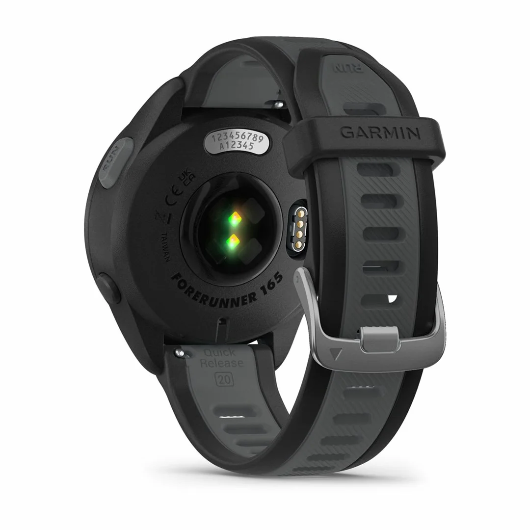 Garmin Forerunner 165 Music Watch, Black/Slate Grey, image 12 of 14