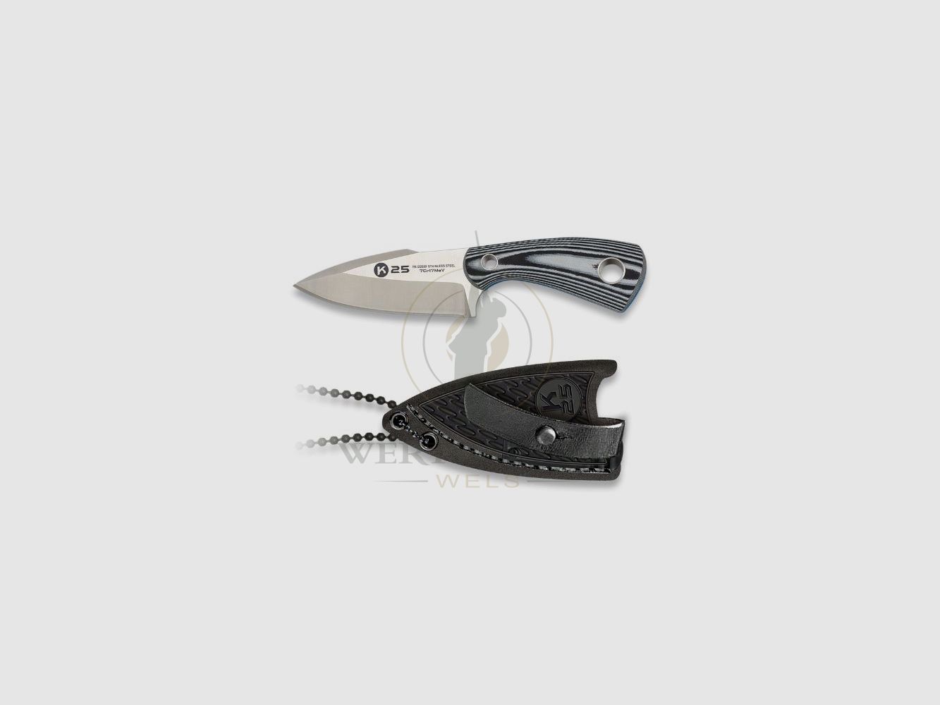 Ciondolo in pelle per coltello da stivale