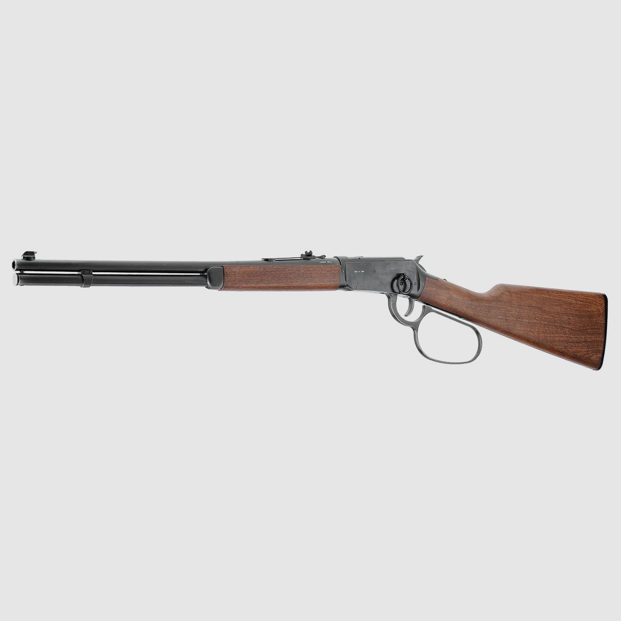 CO2 Unterhebel Repetier Gewehr Umarex Legends Cowboy Rifle Rio Bravo Lever Action Antik-Finish Kaliber 4,5 mm BB (P18)