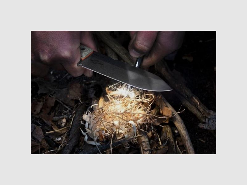 WhiteRiver Feststehendes Messer Firecraft 4 WhiteHunter 10,2cm Klinge