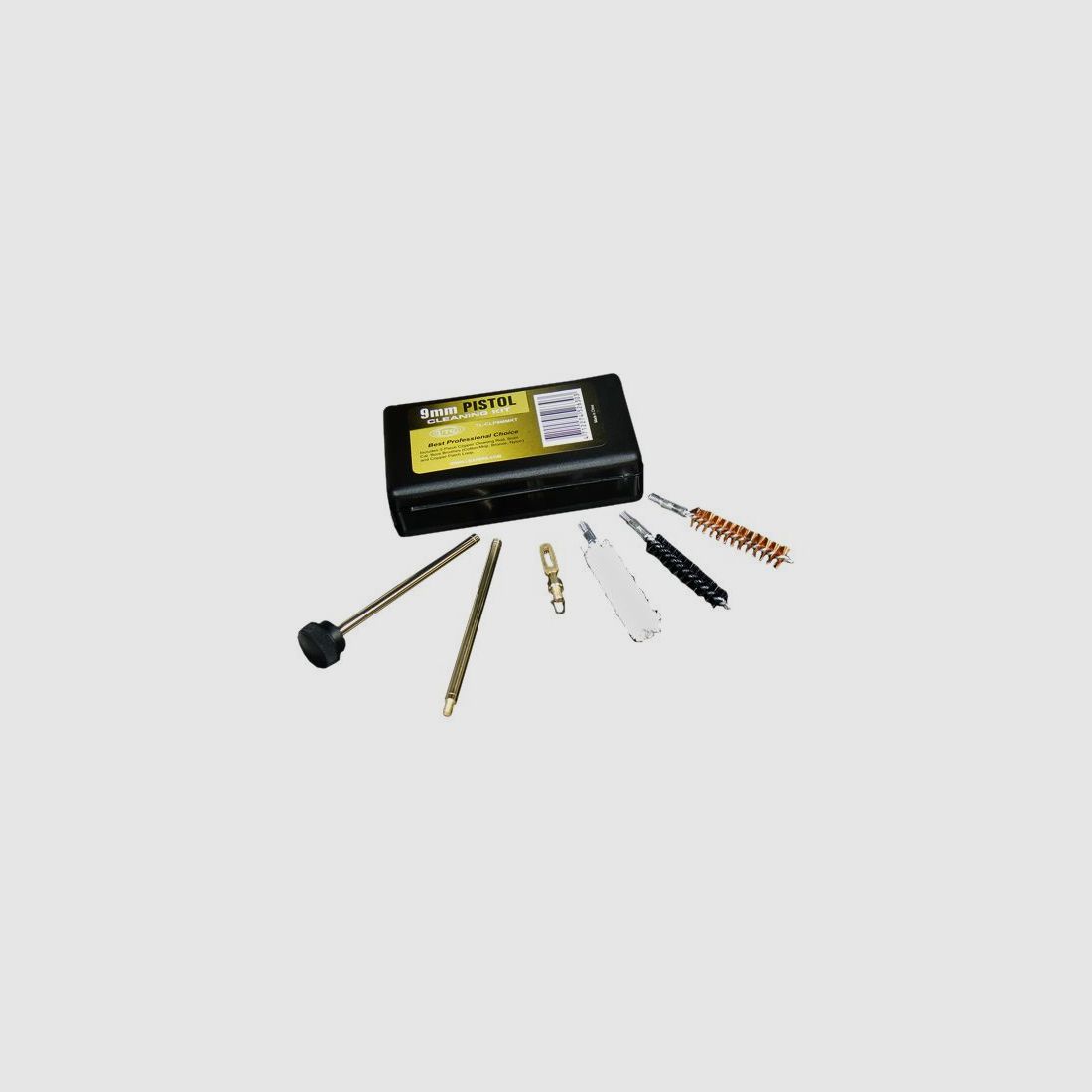 Juego de limpieza para pistolas UTG calibre 9mm, .38, .357
