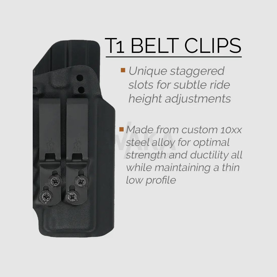 Tenicor CERTUM3 Holster zu Glock 19/45/26 MOS, RH,