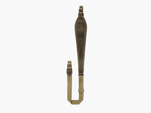 Riserva bretelle de fusil en cuir vintage, sanglier, vert