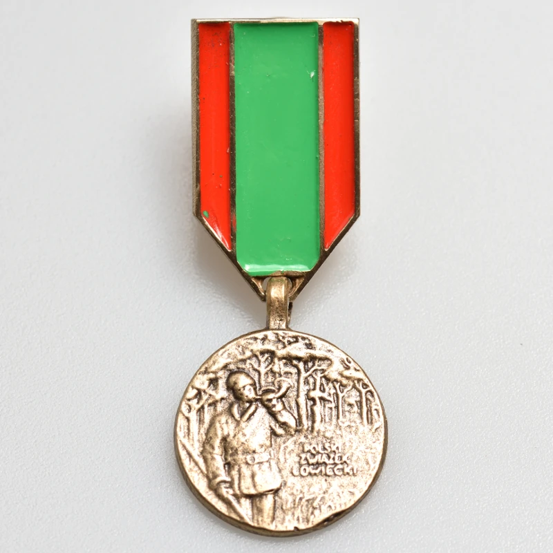 Miniatuur – Medaille van de Poolse Jachtvereniging PZŁ, IIIe graad, brons