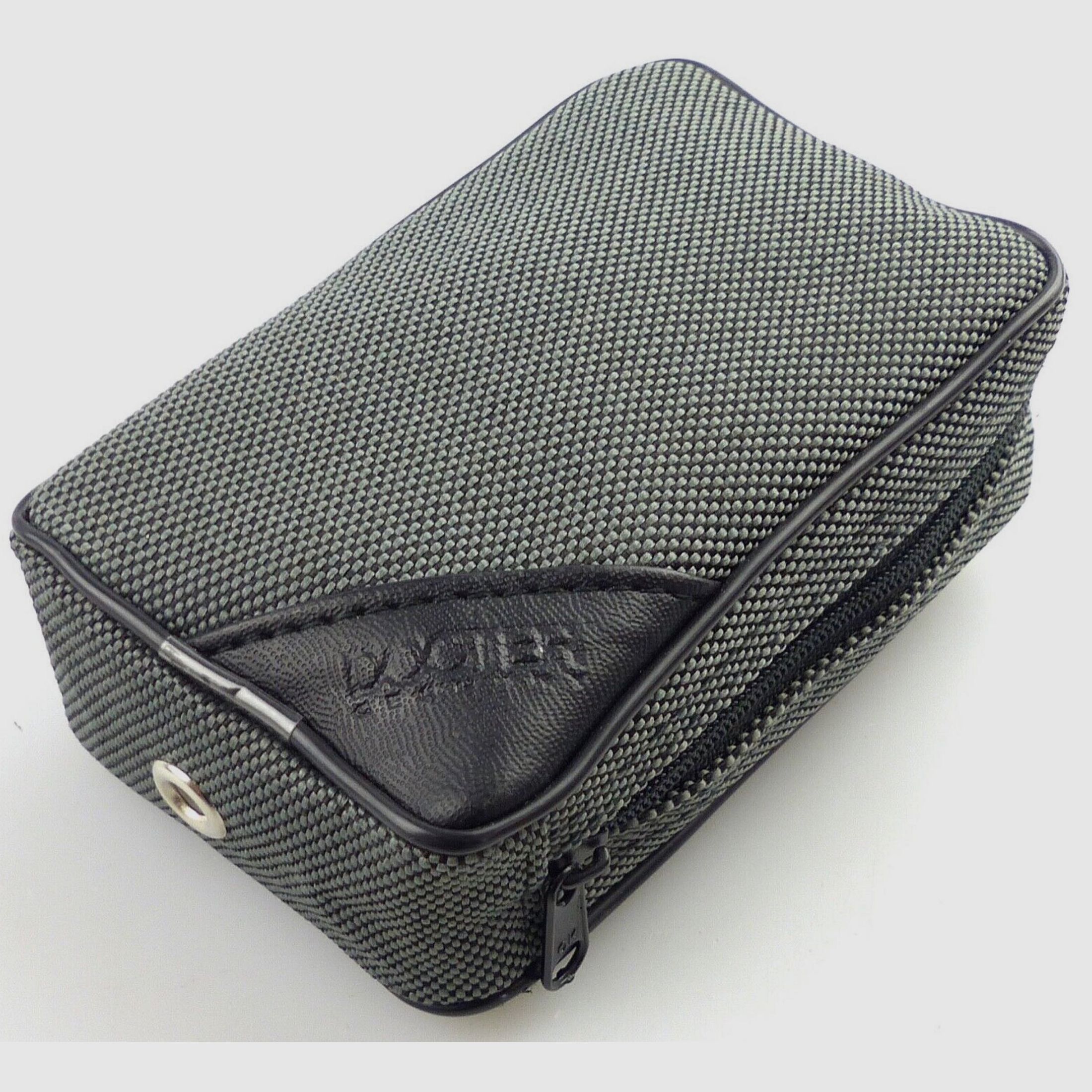 B46 Piccolo Docter Germania borsa per binocoli compatti nero grigio