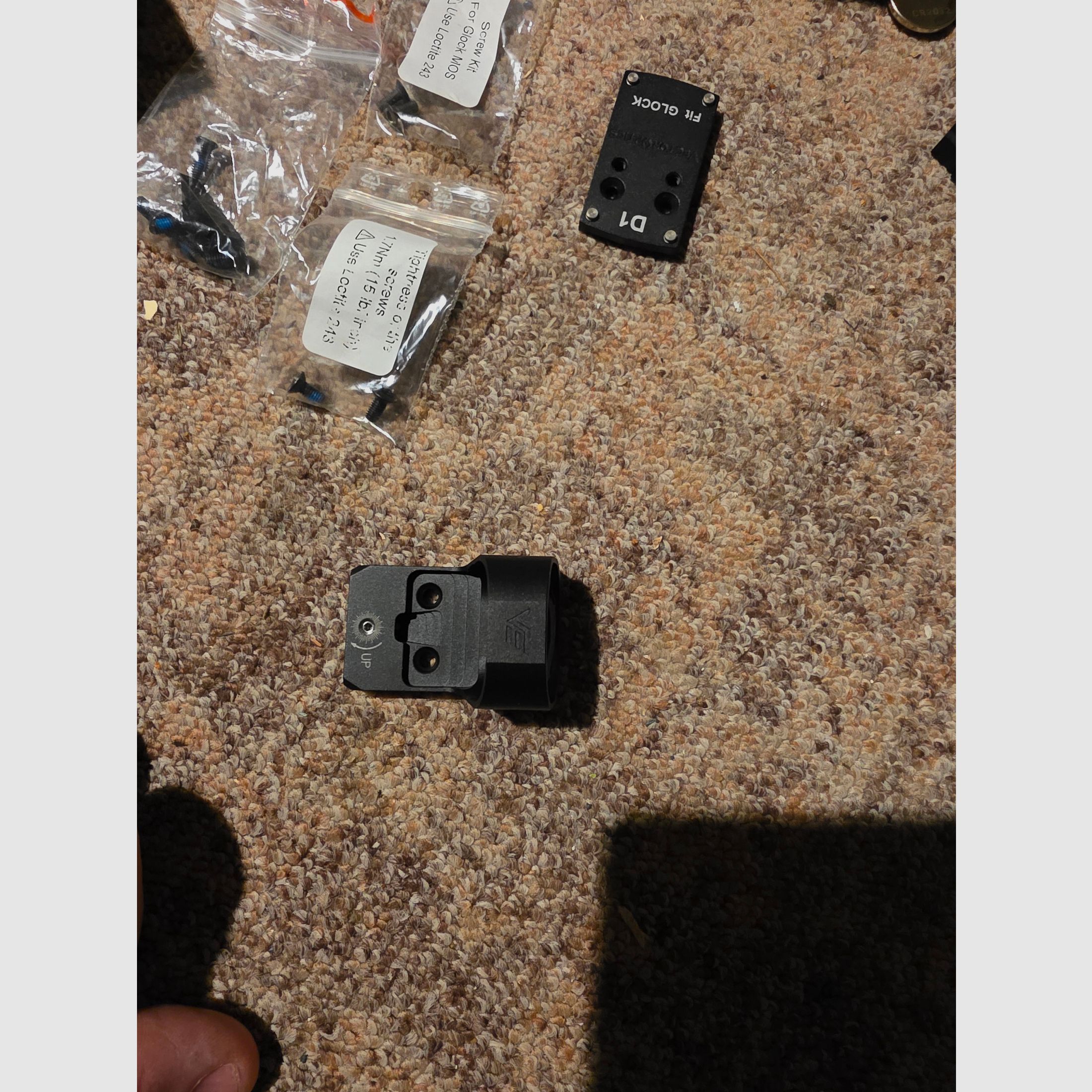 VECTOR OPTICS Red Dot Sight Set 3 MOA for Glock Pistol Red Dot Sight Reflex Sight 1x20x28 Red Dot Frenzy X