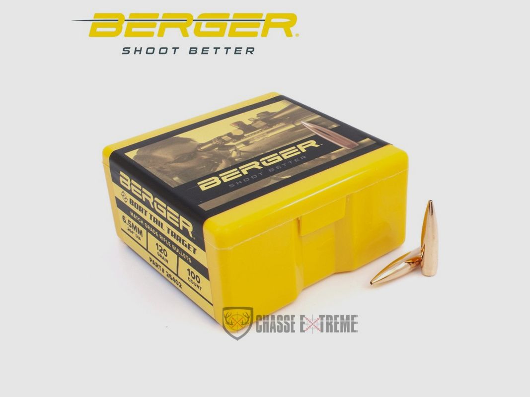 100 Geschosse BERGER Kal. 6,5mm 120gr BT Target, Bild 2 von 2