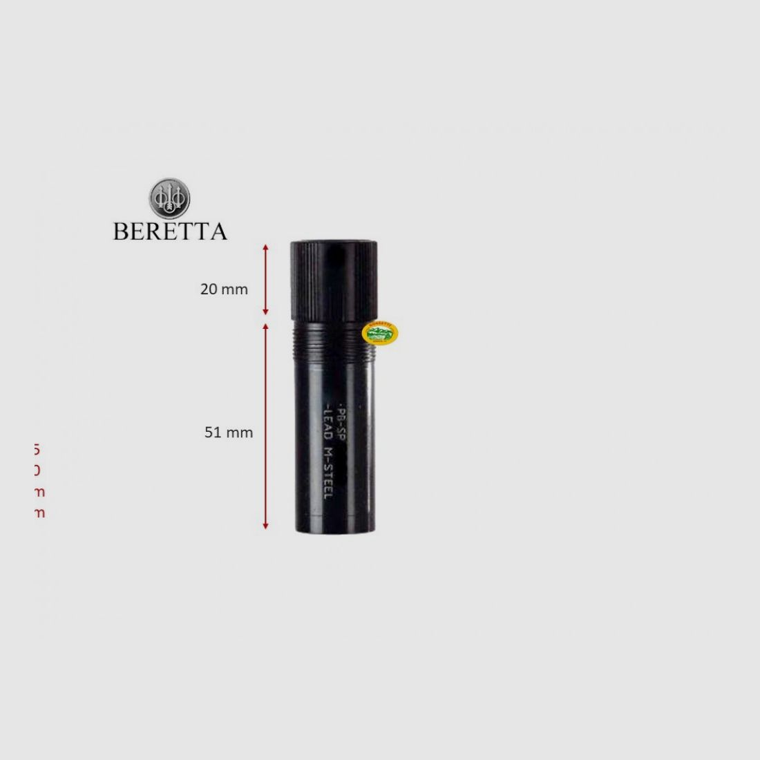 BERETTA Choke cal.12 Mobilchoke + 2 cm - Light Modified (4 Sterne)