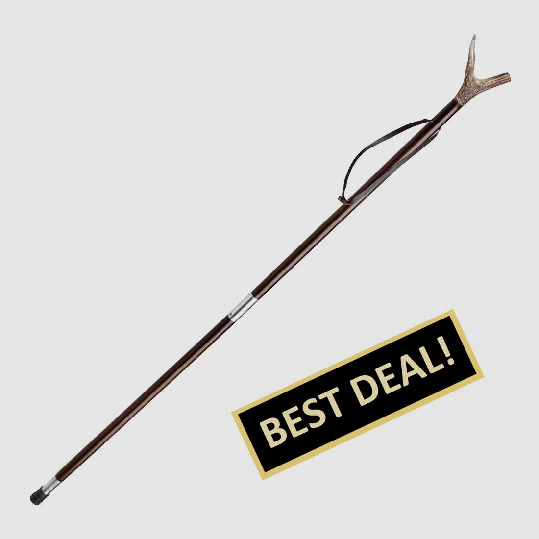 Parforce shooting stick with stag horn support