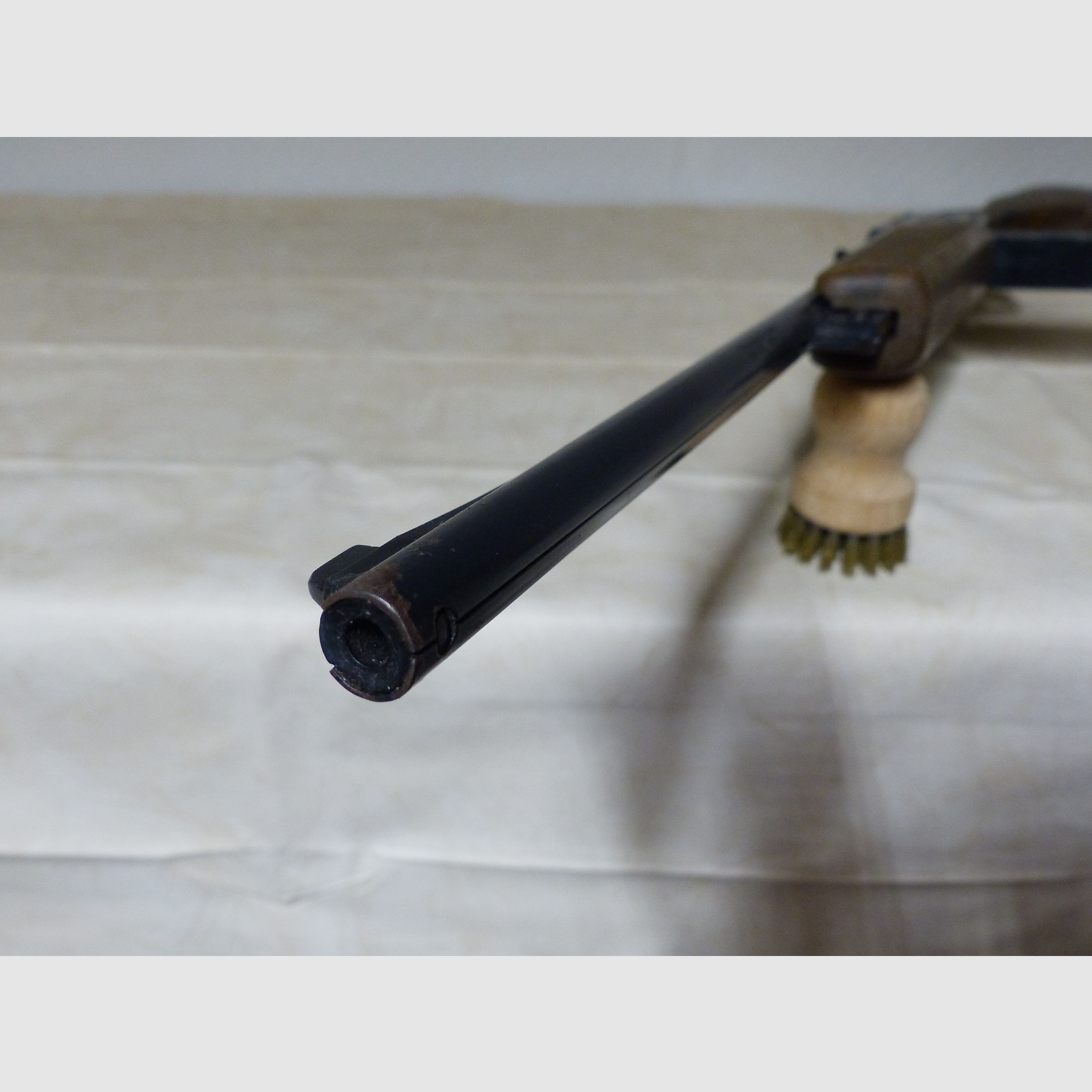 Carabina de aire comprimido Co2 de palanca inferior Daisy Power Line Mod. 990 Cal. 4,5 mm Diabolo y BB Dual Power USA vintage