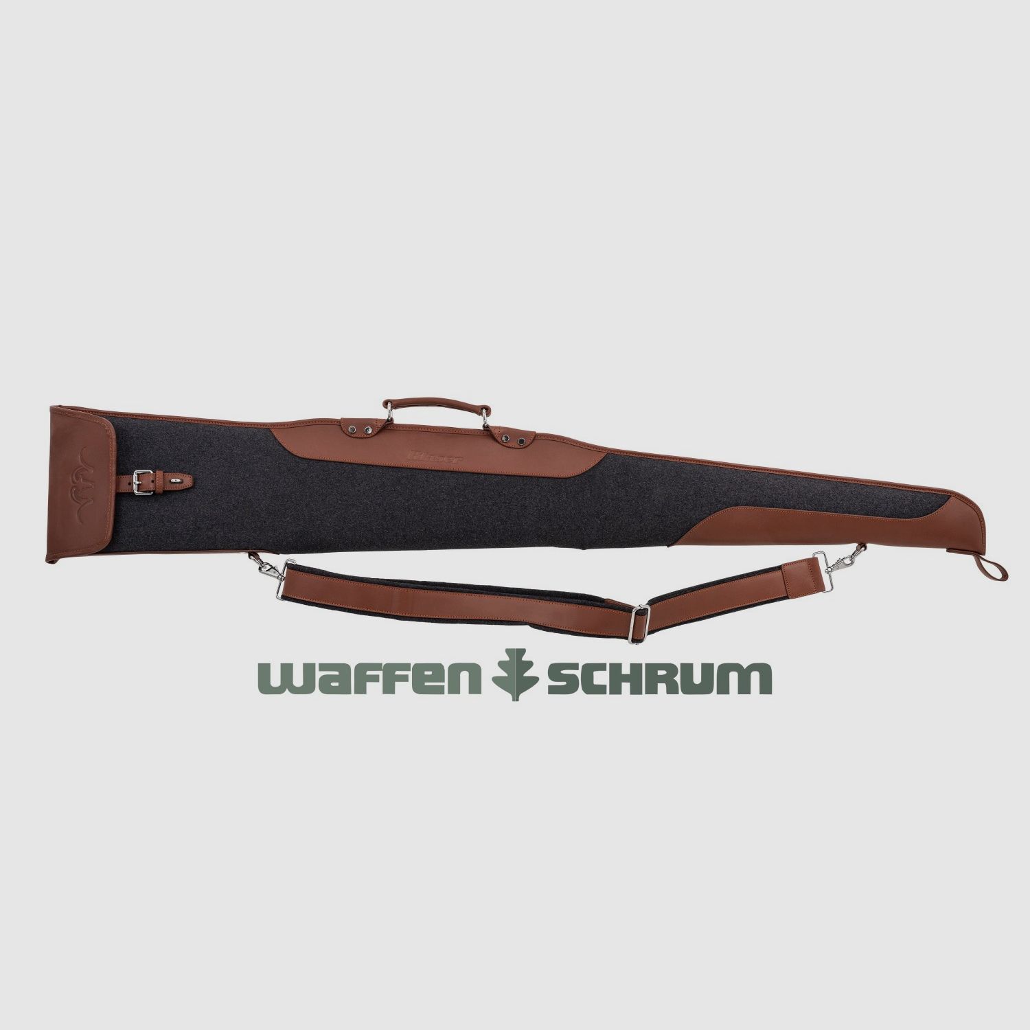 Blaser Flintenfutteral Loden 135cm - Grau/Braun