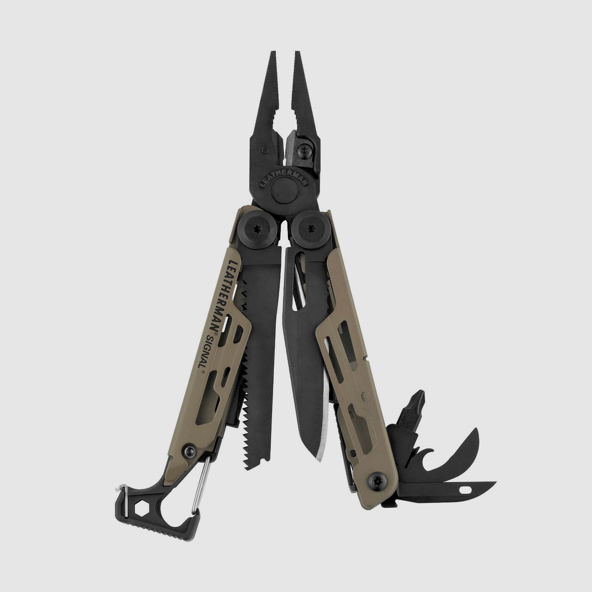 Leatherman SIGNAL Coyote Tan, Molle Holster, Czarny, L