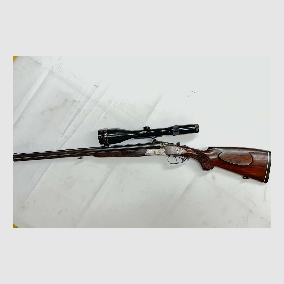 Sauer & Sohn Drilling Cal. 8x57 IRS, 16/70 canna intercambiabile .22 Hornet