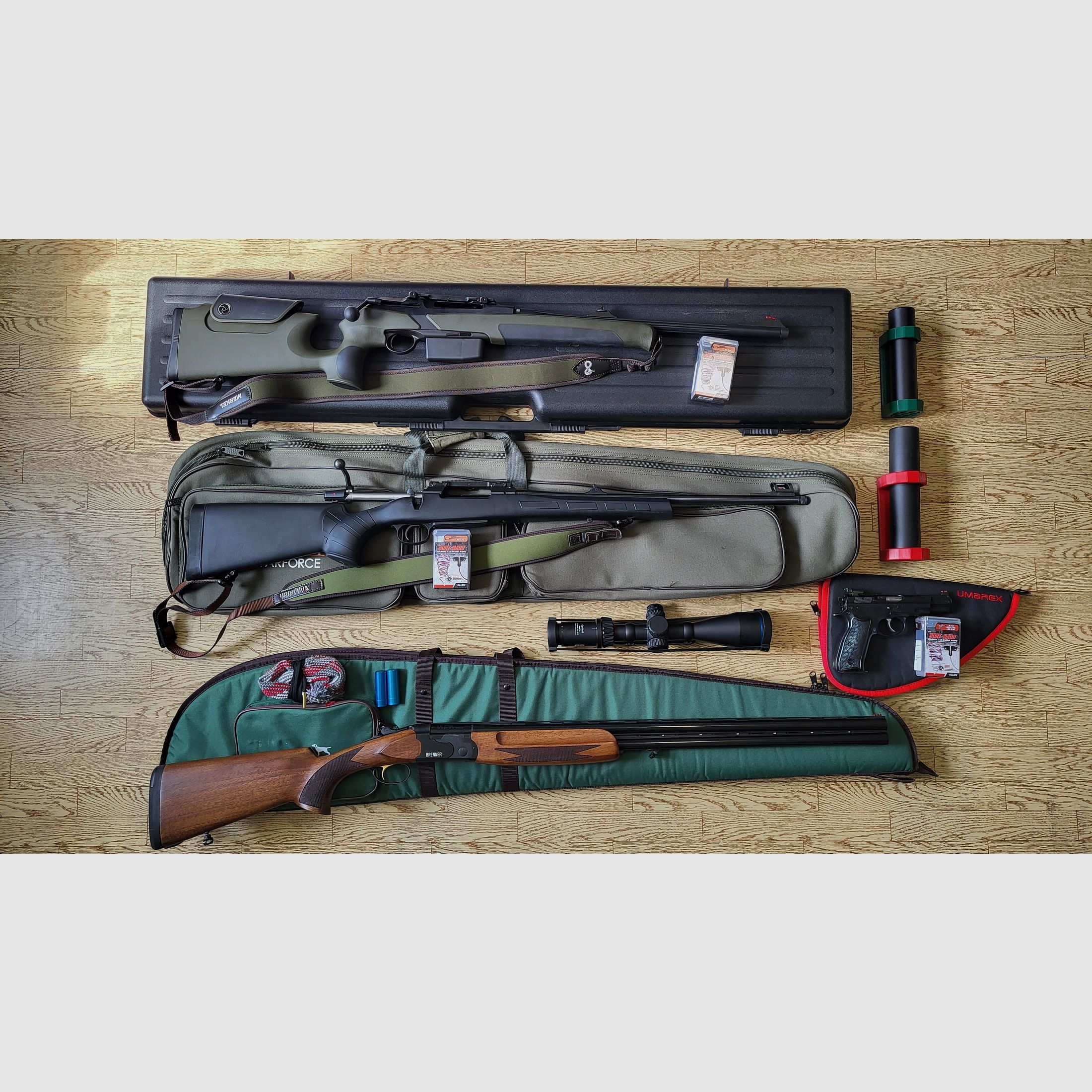 Weapon collection hobby task - Merkel - CZ - Brenner - Jaki