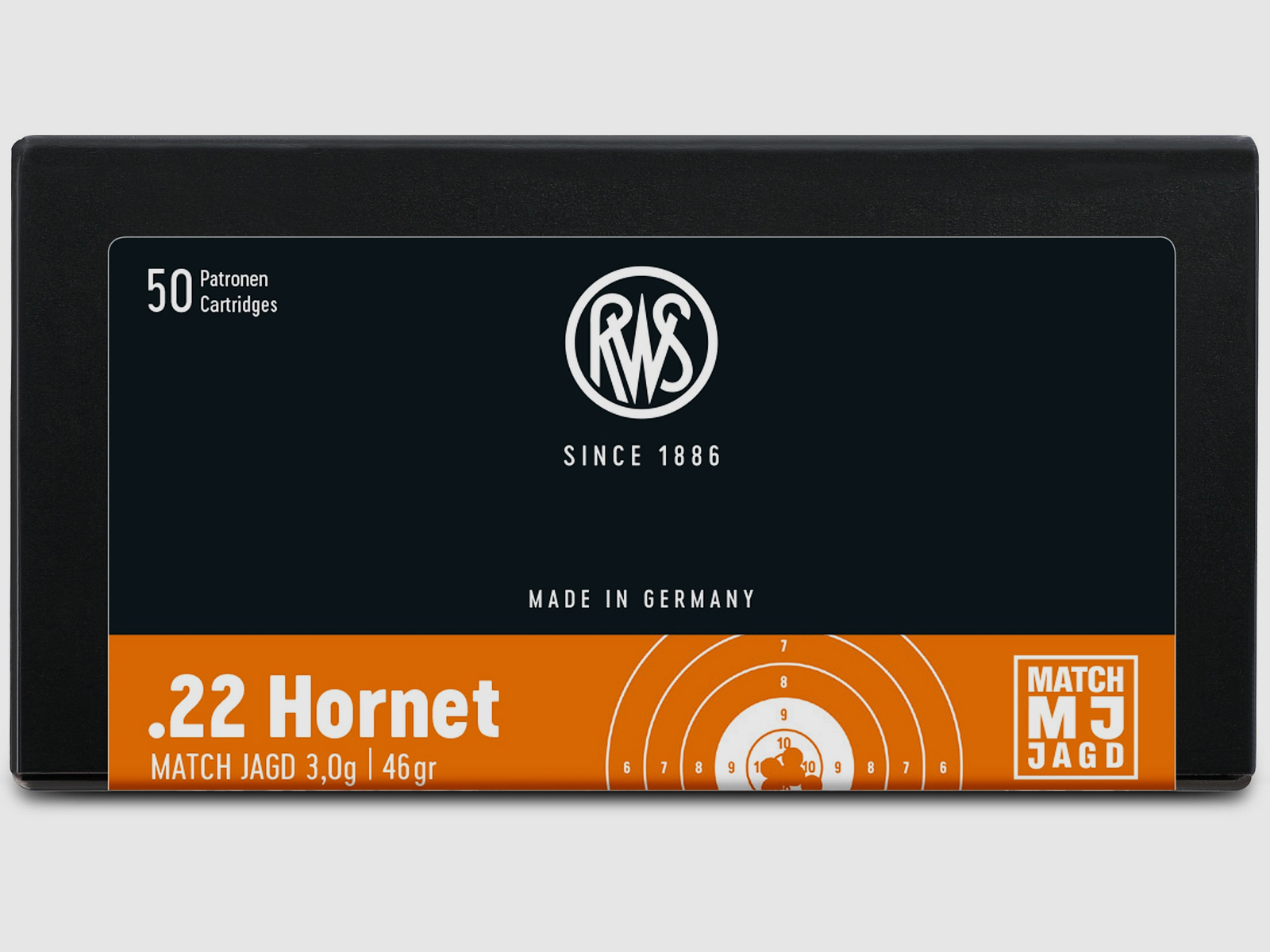 RWS .22 Hornet  MJ 3,0g    50 Stck.