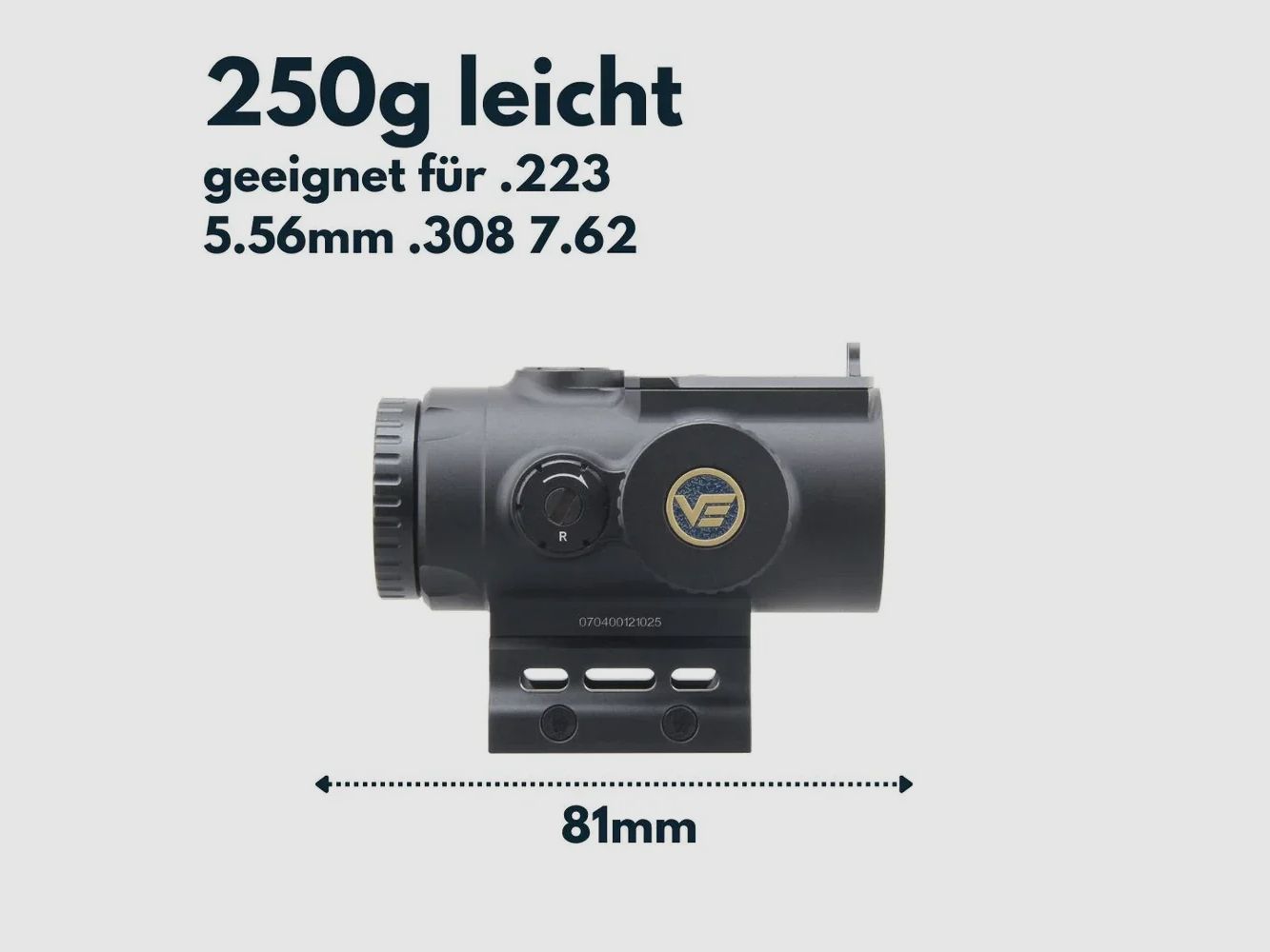 Vector Optics SCPS-M04 Paragon 4x24 Micro Prism Scope