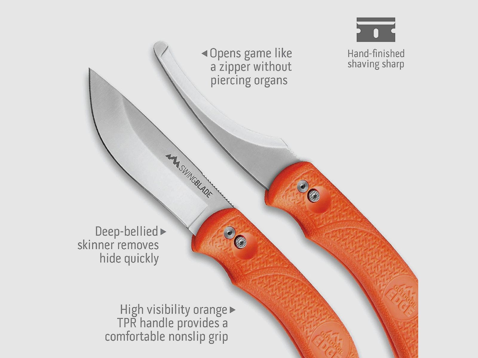 Outdoor Edge SwingBlade Vouwmes voor Jacht, afbeelding 3 van 6