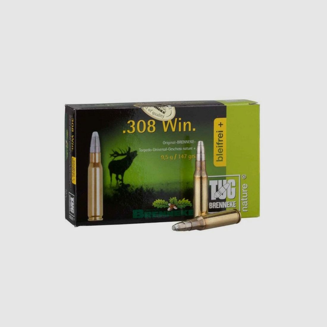 Brenneke .308 Win. TUG nature+ 9.5g/147 grs. Brenneke