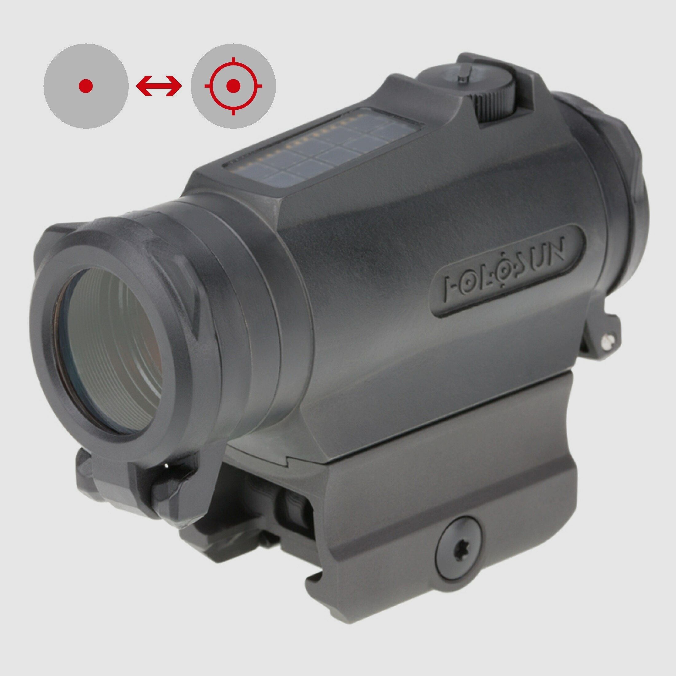 Holosun HE515C-T-RD Punto Rojo Circular Titanio Micro Punto Rojo, imagen 1 de 2