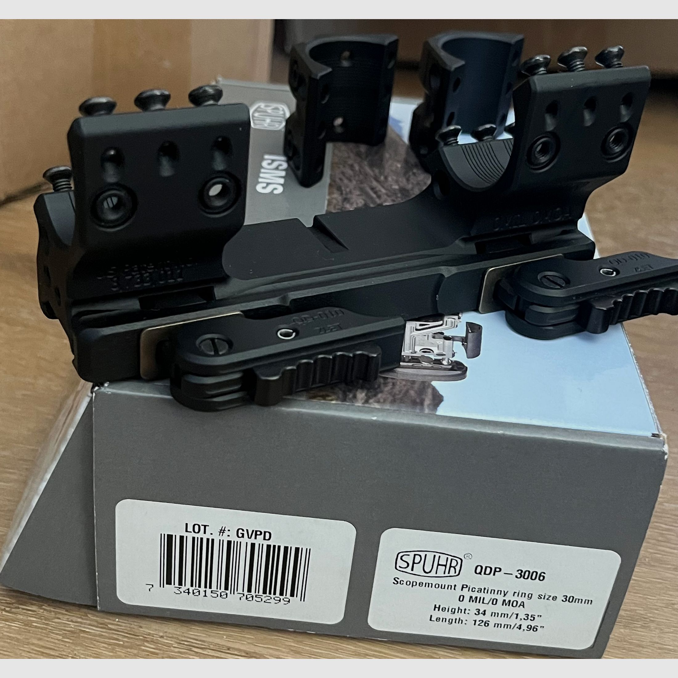 Spuhr Montage QDP 3006 30mm Picatinny