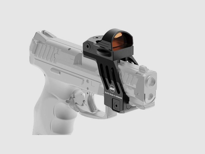 MAK Montage f. Leuchtpunktvisier P-Lock für GLOCK 17/19 Gen3&4 und baugleiche