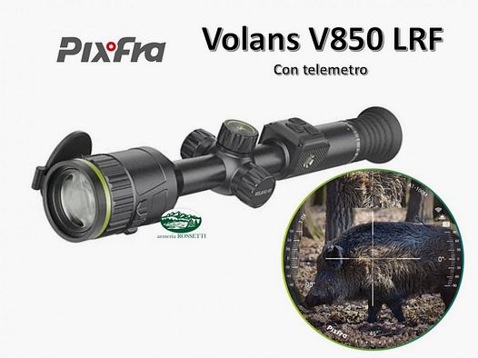 PIXFRA VOLANS V850 LRF Tages- und Nachtsichtzielfernrohr mit Entfernungsmesser