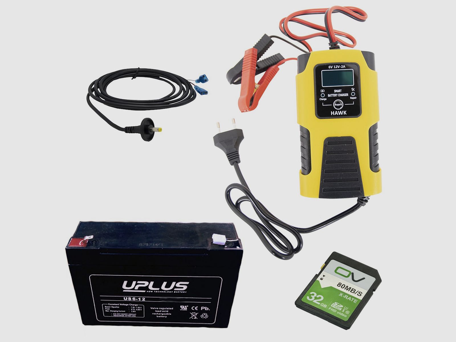 Zubehörpaket für 6-Volt-ScoutGuard/BolyGuard-Kameras
