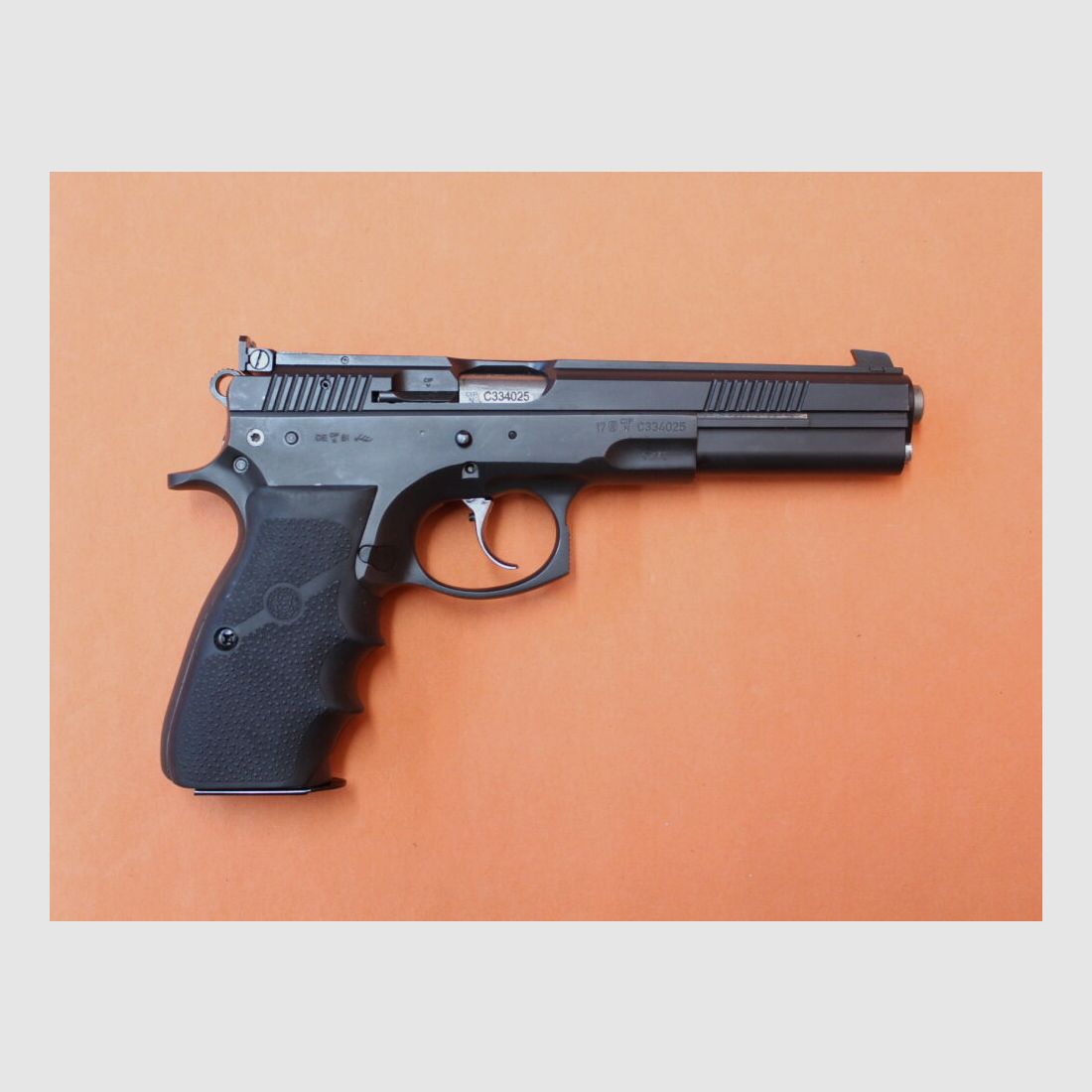Waffen Oschatz + CZUB Ha.Pistole 9mmLuger CZ75 Sport II 6" SET incl. Kadet2 Wechselsystem .22lr (9mmPara/9x19 + .22.l.f.B)