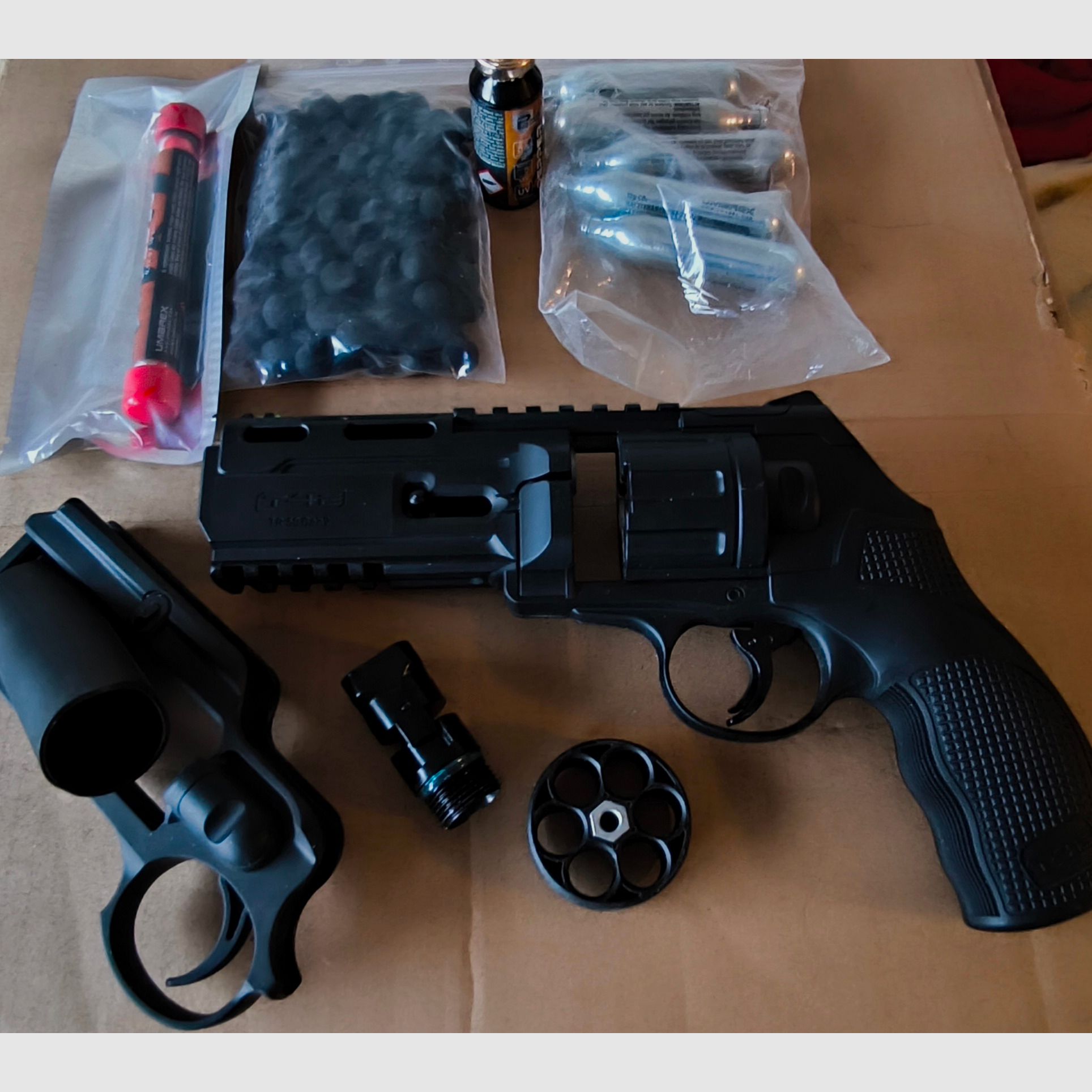 T4E TR50 Gen2 cal.50 & P2P HDR50 Launcher +Zubehör, Neuwertig!!