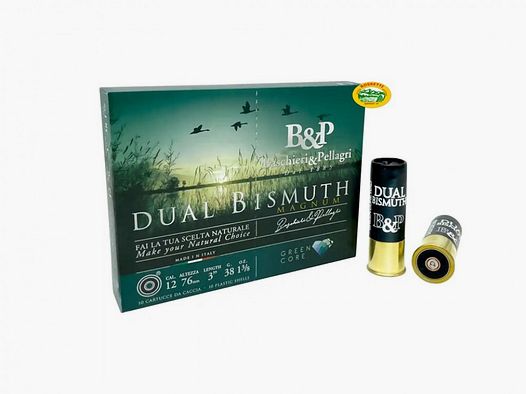 BASCHIERI &P. Patronen Dual Bismuth Magnum Kal.12 gr.38 p.3+4 bleifrei