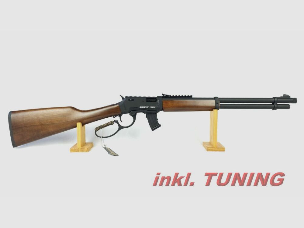 Derya KK karabinek z podwójnym dźwignią Mod. TM22 LA18 Wood + TUNING!, zdjęcie 2 z 2