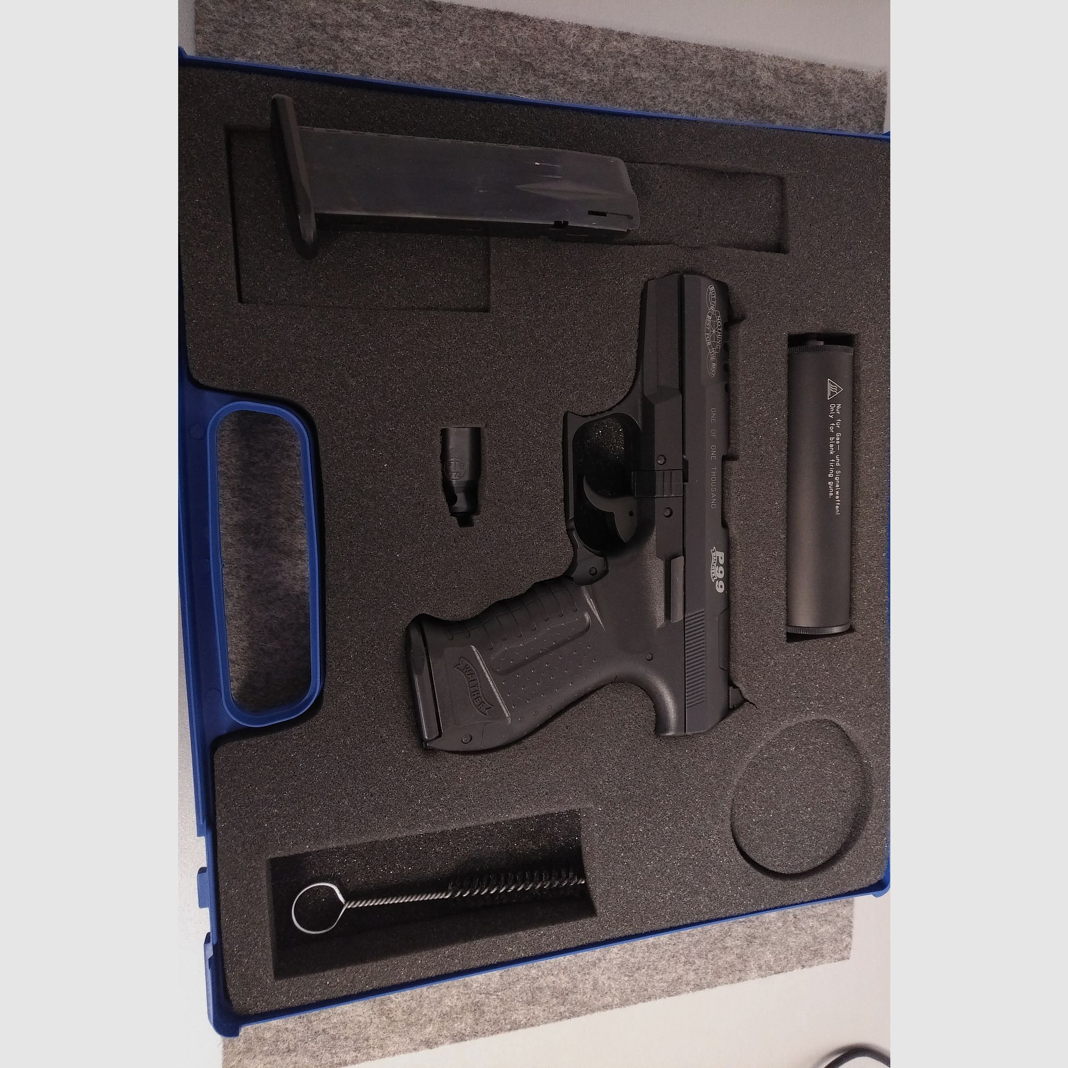Walther 2006 P99 PAK Gas Signal 007 Special Operations PTB 762 James Bond limited Edition 0202/1000