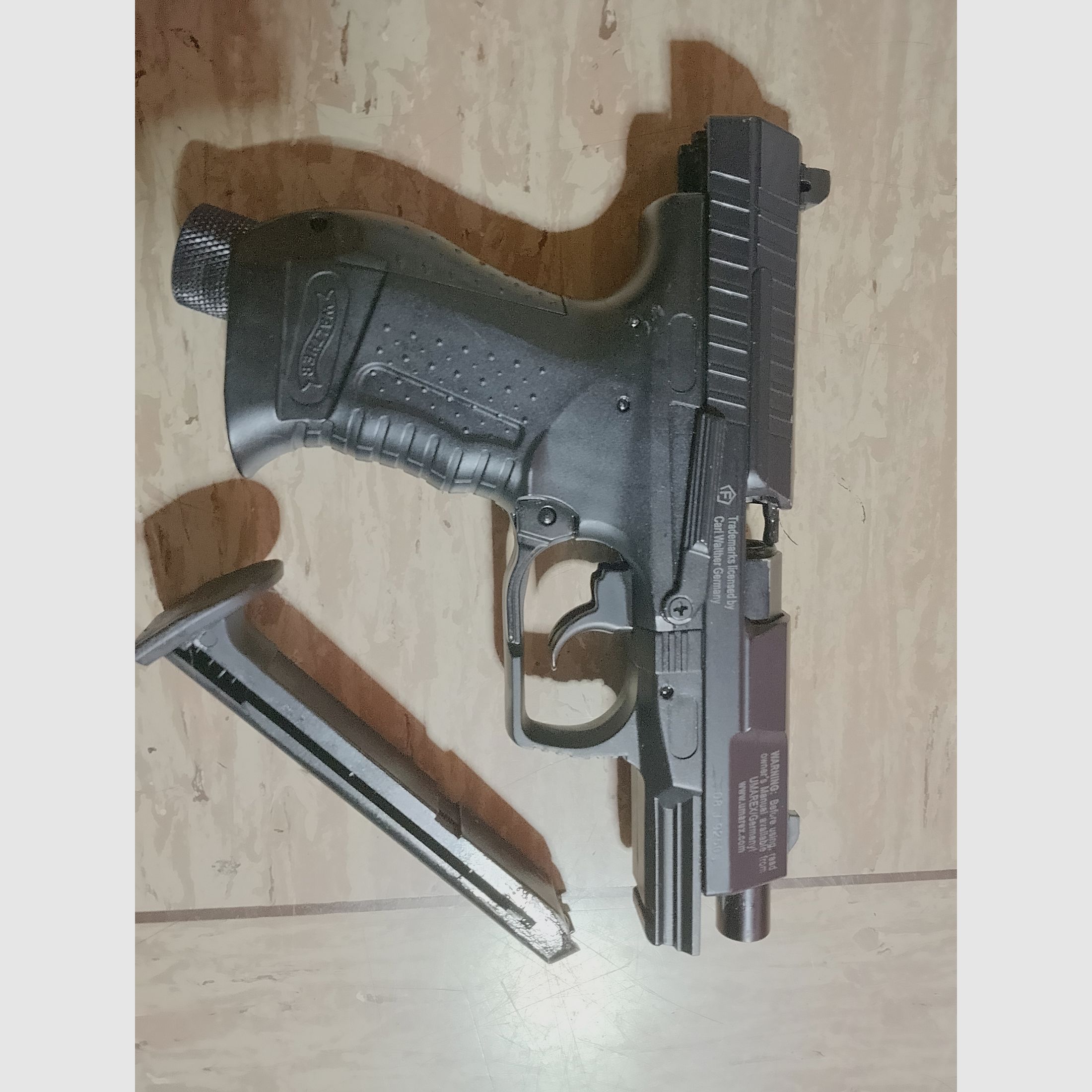Umarex Walther P99 RAM Cal .43 CO2 marker with rubber balls caliber 43