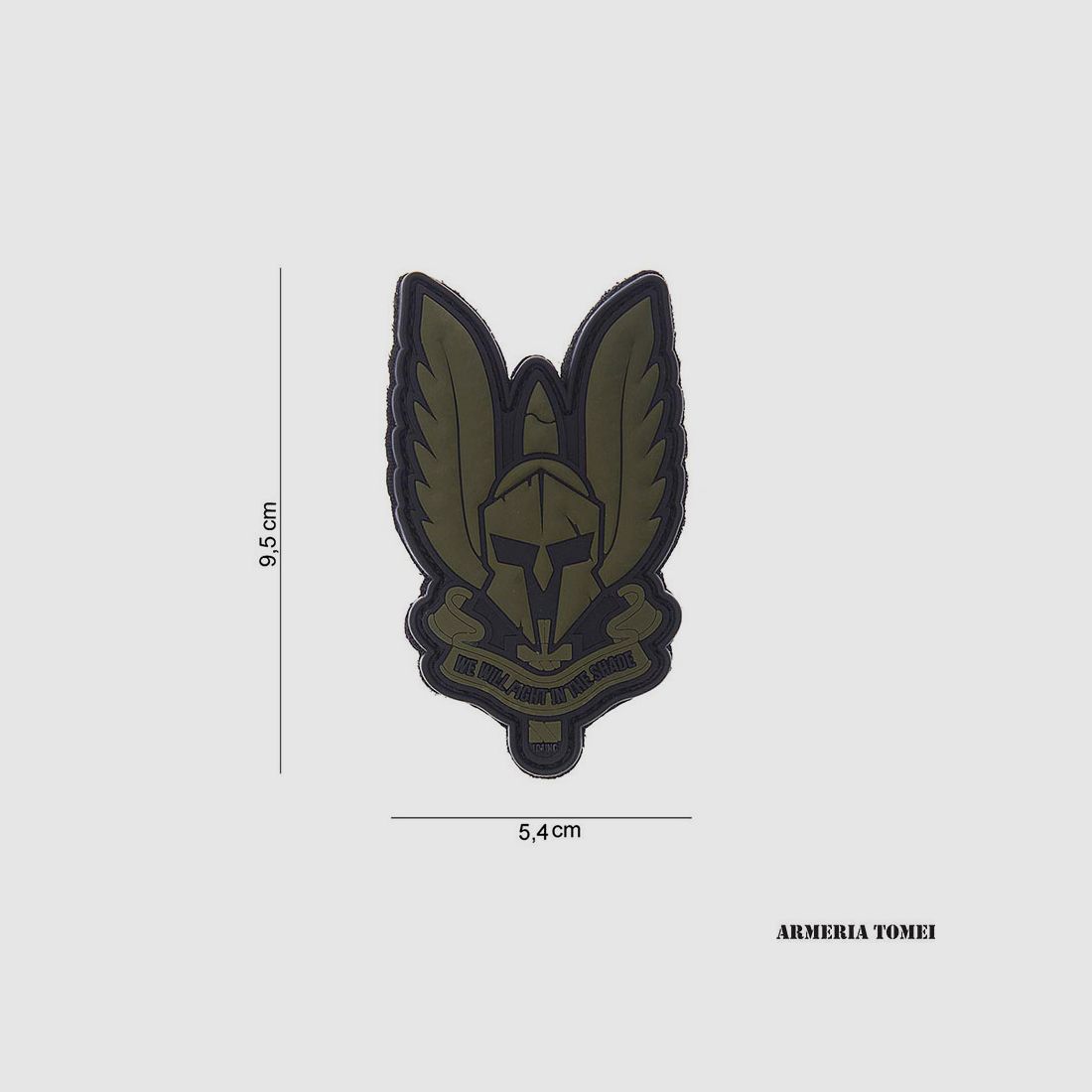 PATCH – 3D PVC SPARTAN GREEN #10099