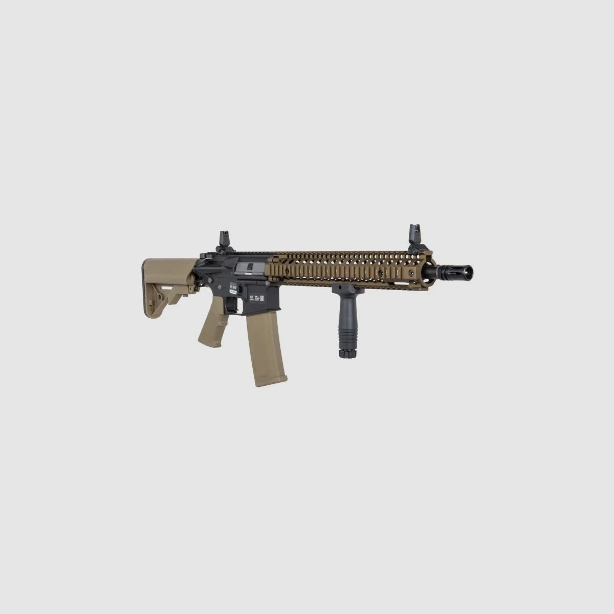 SA Daniel Defense® MK18 Block II (SA-P26 PRIME™ Aster II ETU BLDC™) Rifle Airsoft Libre a partir de 18 – Chaos Bronze -F-