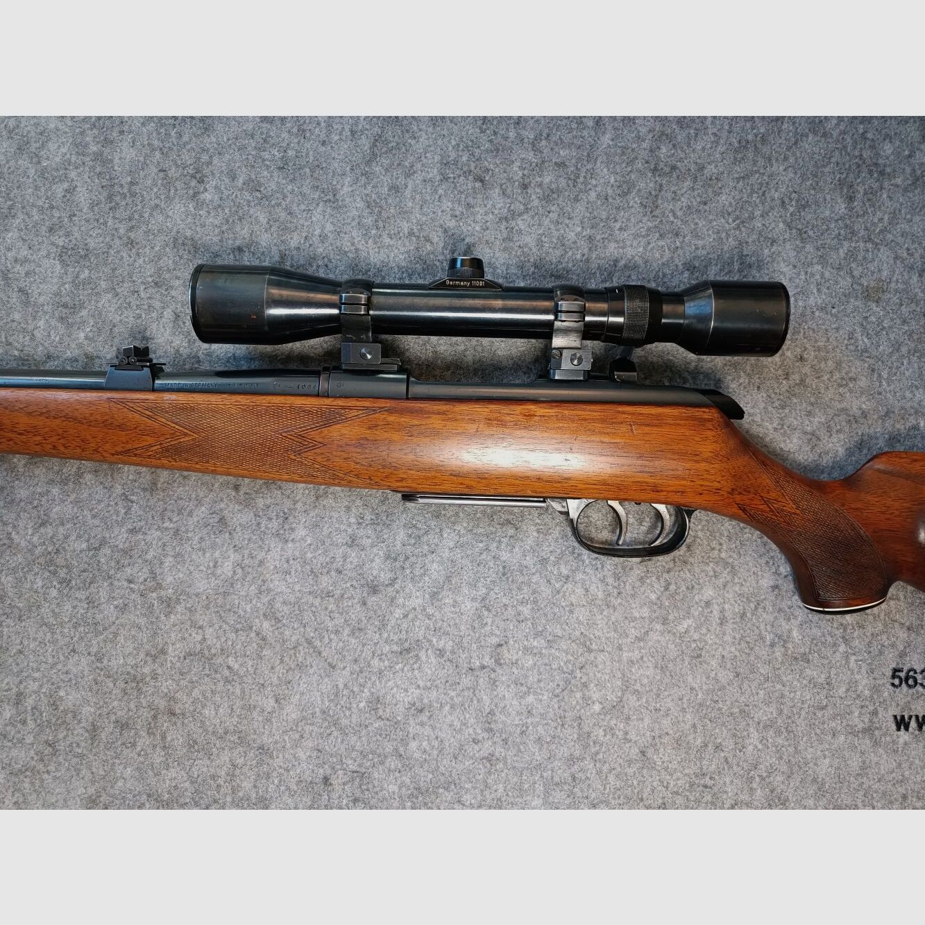 Krico Kriegeskorte Repetierstutzen mit ZF Hubertus 4fach Optik