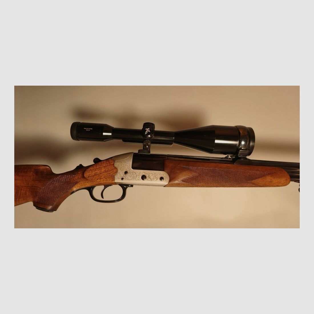 Heym 22S BBF rifle combinado .222RemMag 16/70 con mira Swarovski 8x56
