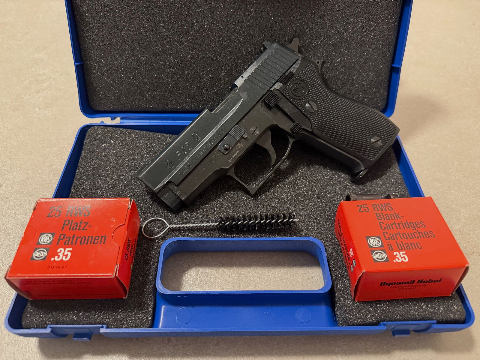 Pistola de gas de detonación Geco P35 35Knall pieza de colección