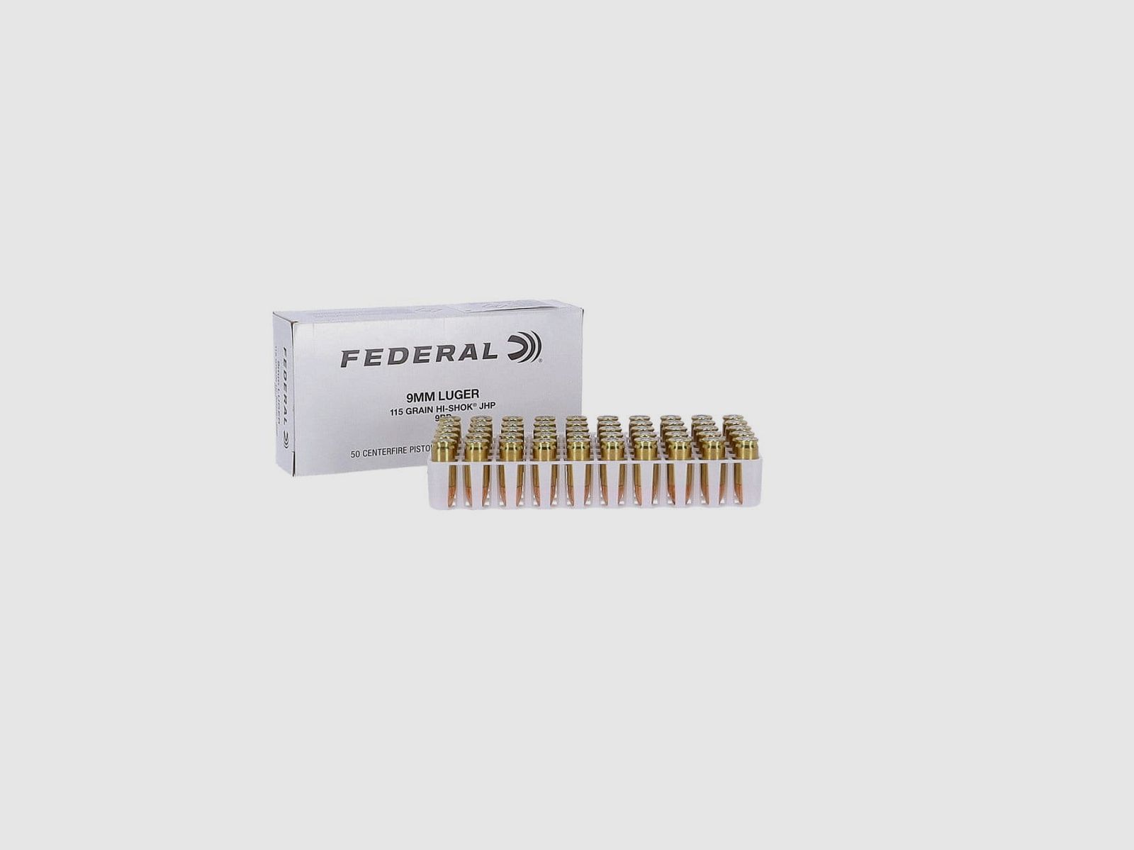 Federal 9 mm Luger HI-Shok JPH 115 gr - 50 Stk., Bild 2 von 3