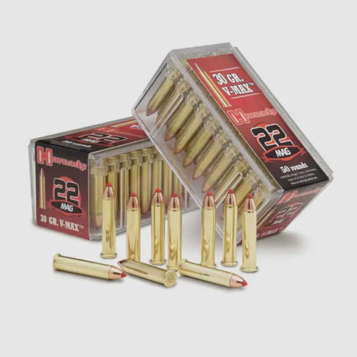 Hornady 167149 .22 WMR V-Max 1,9g 30grs. bleifrei Büchsenmunition