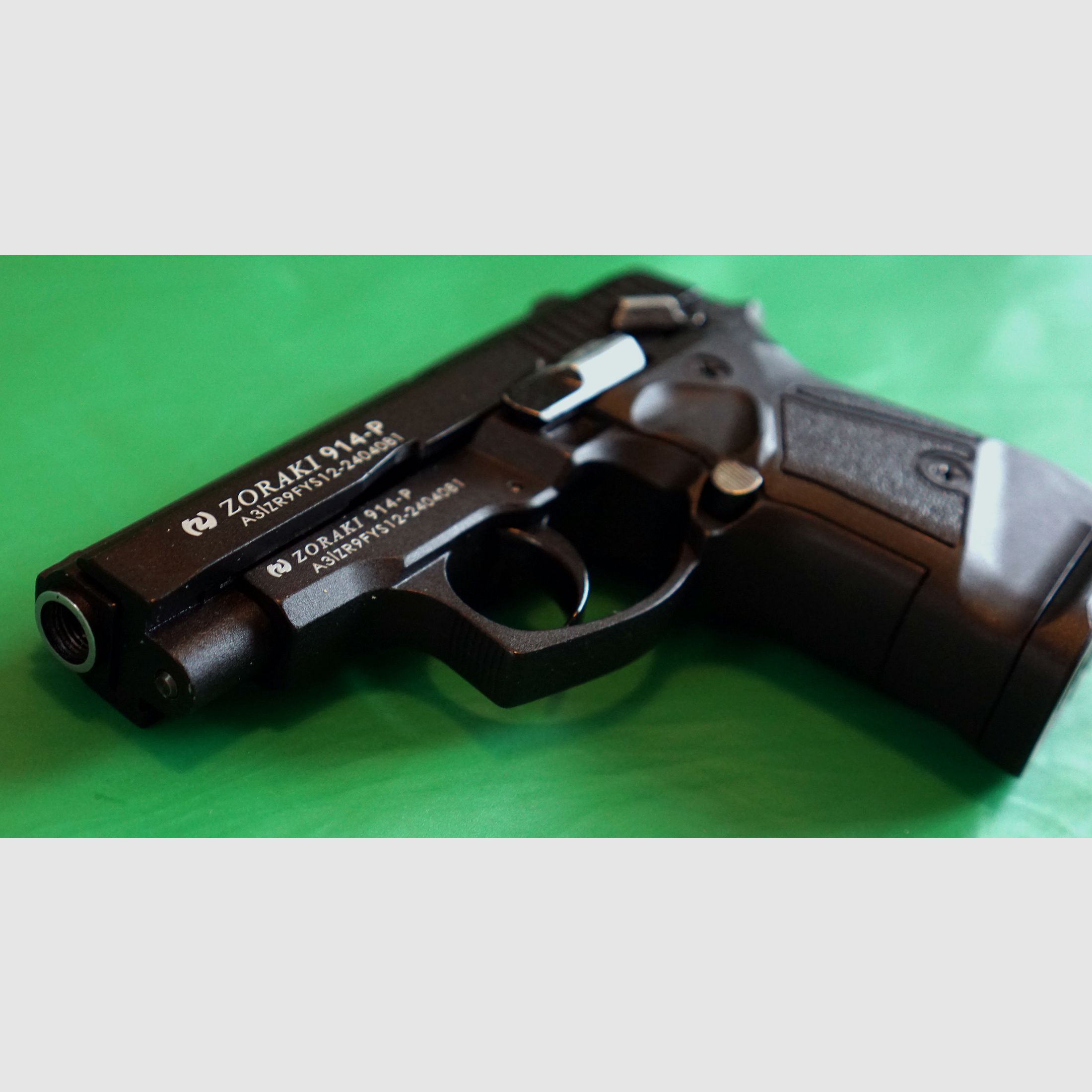 Zoraki 914-P brüniert Schreckschuss Pistole 9mm P.A.K. PTB (1070) neu!