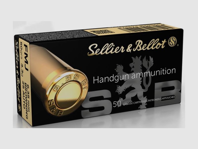 S&B FMJ 6.35 mm Browning 3.3g